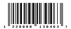 1220000130463 barcode