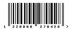 1220000270428 barcode