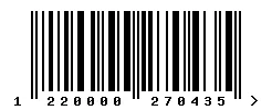1220000270435 barcode