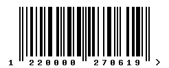 upc 1220000270619 barcode image