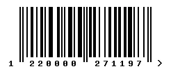 1220000271197 barcode