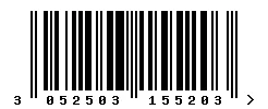 EAN barcode 3052503155203