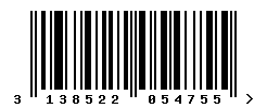 upc 3138522054755 barcode image