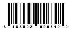 upc 3138522059842 barcode image