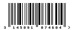 upc 3145891074604 barcode image