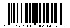3147754035357 barcode