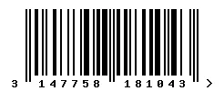 3147758181043 barcode