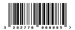 EAN barcode number 3282770000085