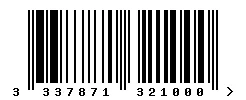 EAN barcode 3337871321000