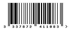 upc 3337872411083 barcode image