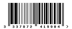 upc 3337872419904 barcode image