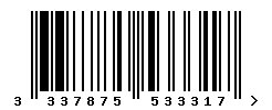 upc 3337875533317 barcode image