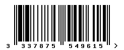 upc 3337875549615 barcode image