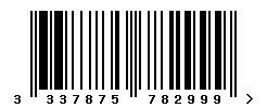 upc 3337875782999 barcode image