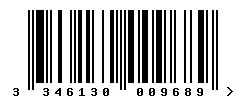 EAN barcode 3346130009689