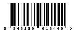 EAN barcode 3346130013440