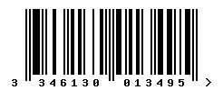 EAN barcode 3346130013495