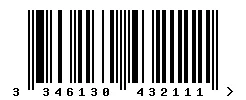 EAN barcode 3346130432111