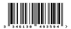 upc 3346130493594 barcode image