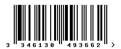 EAN barcode 3346130493662