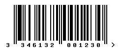 EAN barcode number 3346132001230
