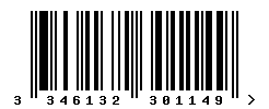 upc 3346132301149 barcode image