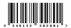upc 3346132302801 barcode image