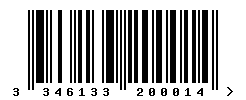 upc 3346133200014 barcode image