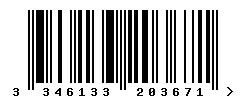 EAN barcode 3346133203671