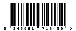 EAN barcode 3348901713450