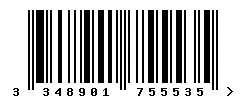 EAN barcode 3348901755535