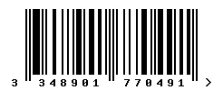 3348901770491 barcode
