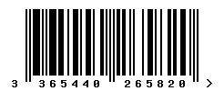 3365440265820 barcode