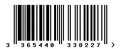 3365440338227 barcode