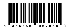3386460007085 barcode