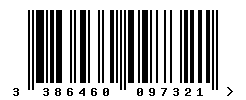 upc 3386460097321 barcode image