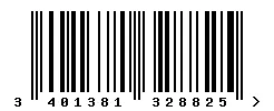 EAN barcode 3401381328825