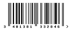 upc 3401381332846 barcode image