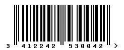 3412242530042 barcode