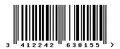 3412242630155 barcode
