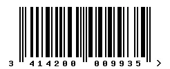 3414200009935 barcode