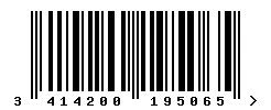 3414200195065 barcode