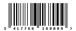 EAN barcode 3417766168009