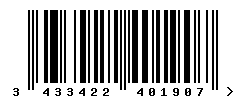 upc 3433422401907 barcode image
