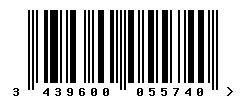 3439600055740 barcode