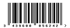 3439600056242 barcode