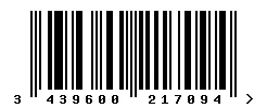 3439600217094 barcode