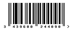 3439600244090 barcode
