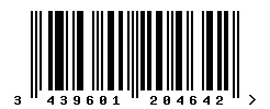 3439601204642 barcode