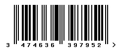 3474636397952 barcode
